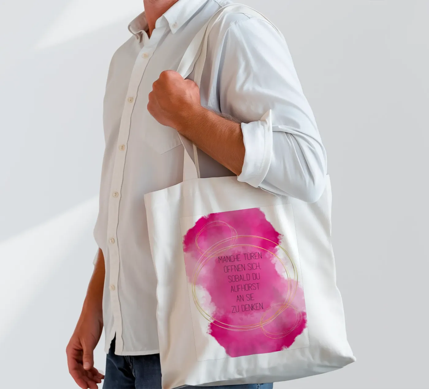 Gedanke tote bag by isabels_wunderwelt_digital_art