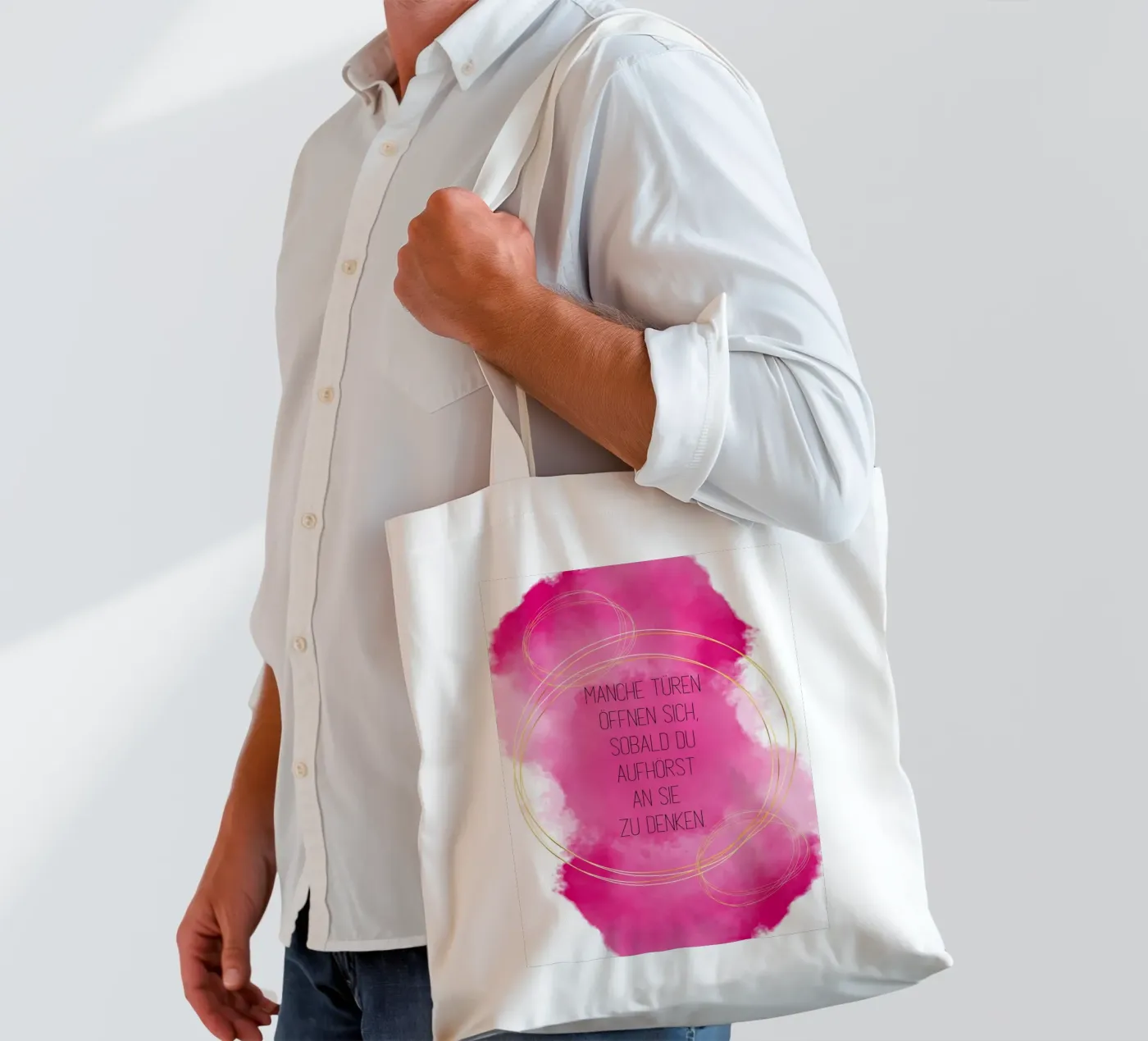 Gedanke tote bag by isabels_wunderwelt_digital_art