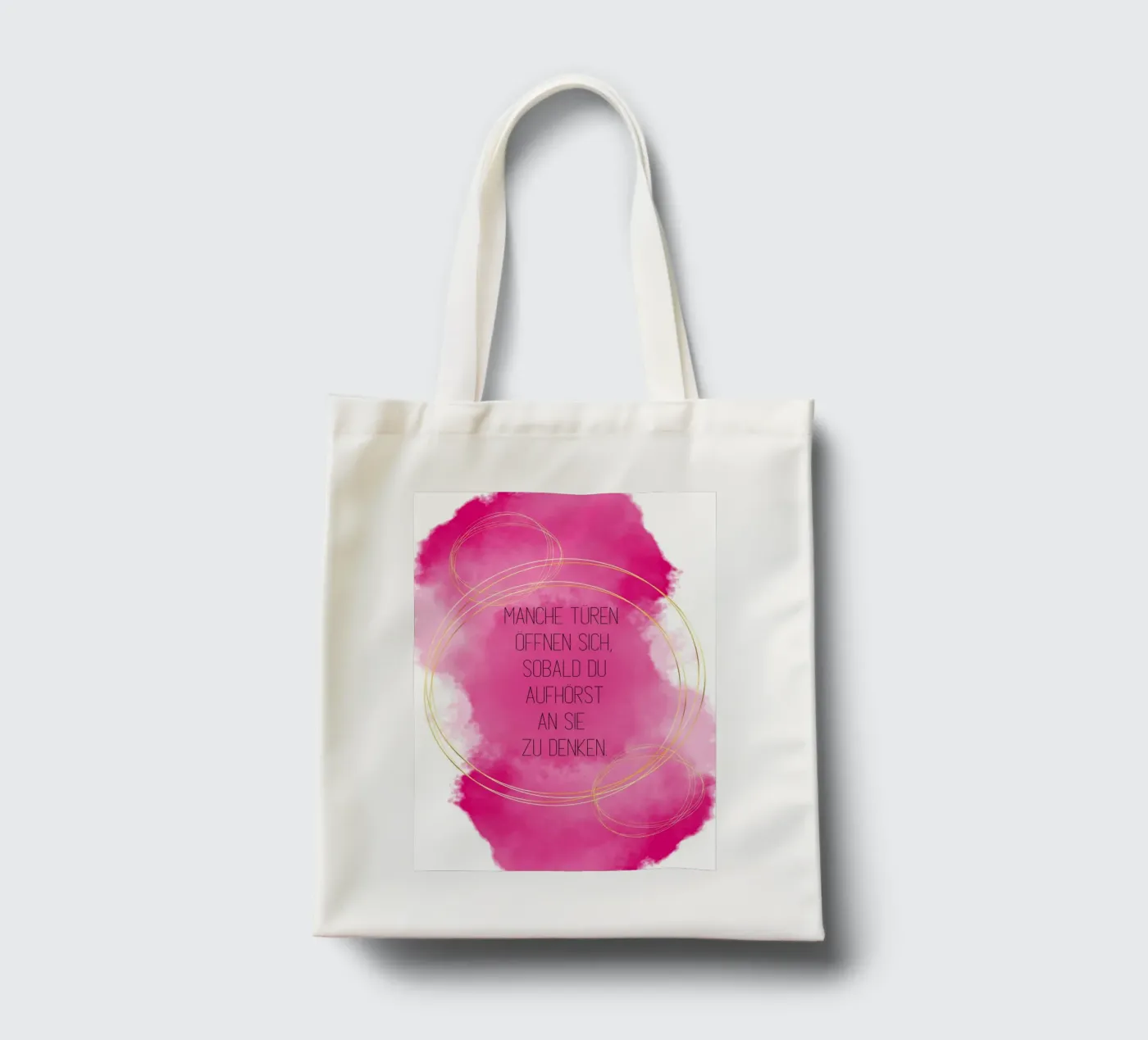Gedanke tote bag by isabels_wunderwelt_digital_art