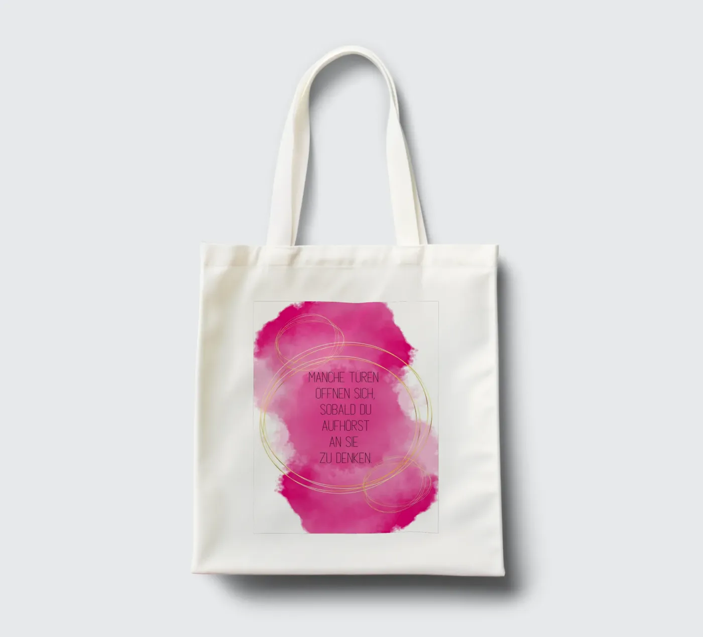 Gedanke tote bag by isabels_wunderwelt_digital_art
