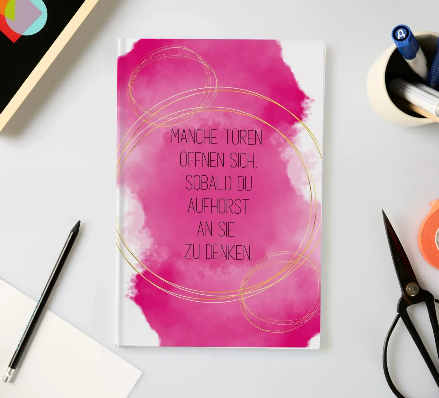 Gedanke Notizbuch von isabels_wunderwelt_digital_art