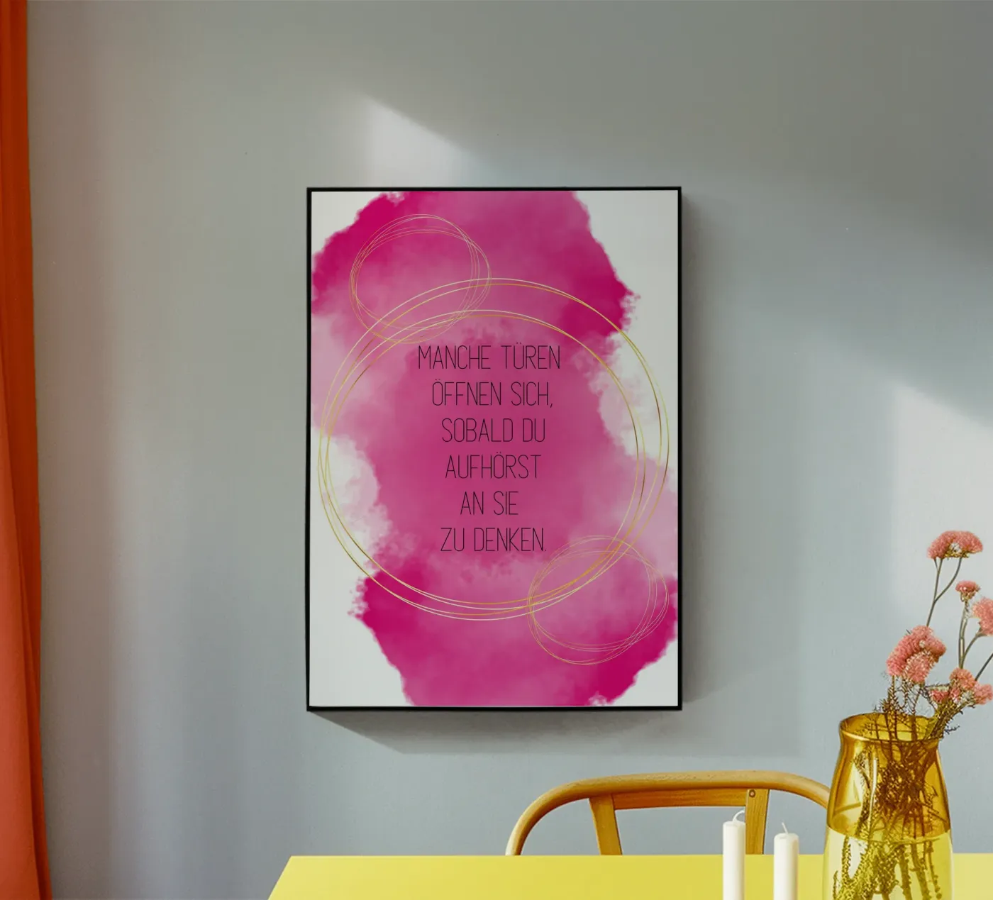 Gedanke Acryl-Glas von isabels_wunderwelt_digital_art