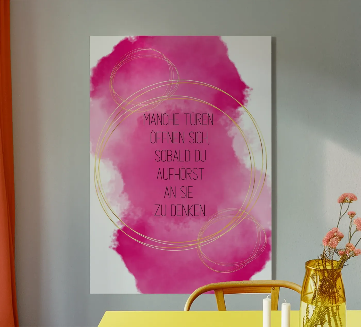 Gedanke Acryl-Glas von isabels_wunderwelt_digital_art