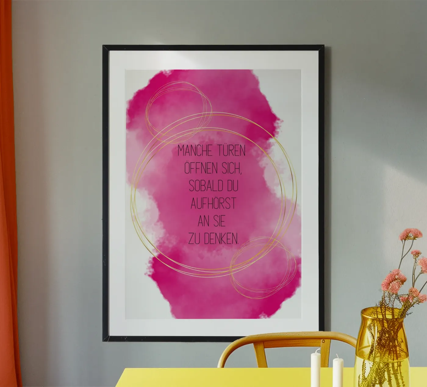 Gedanke Poster von isabels_wunderwelt_digital_art