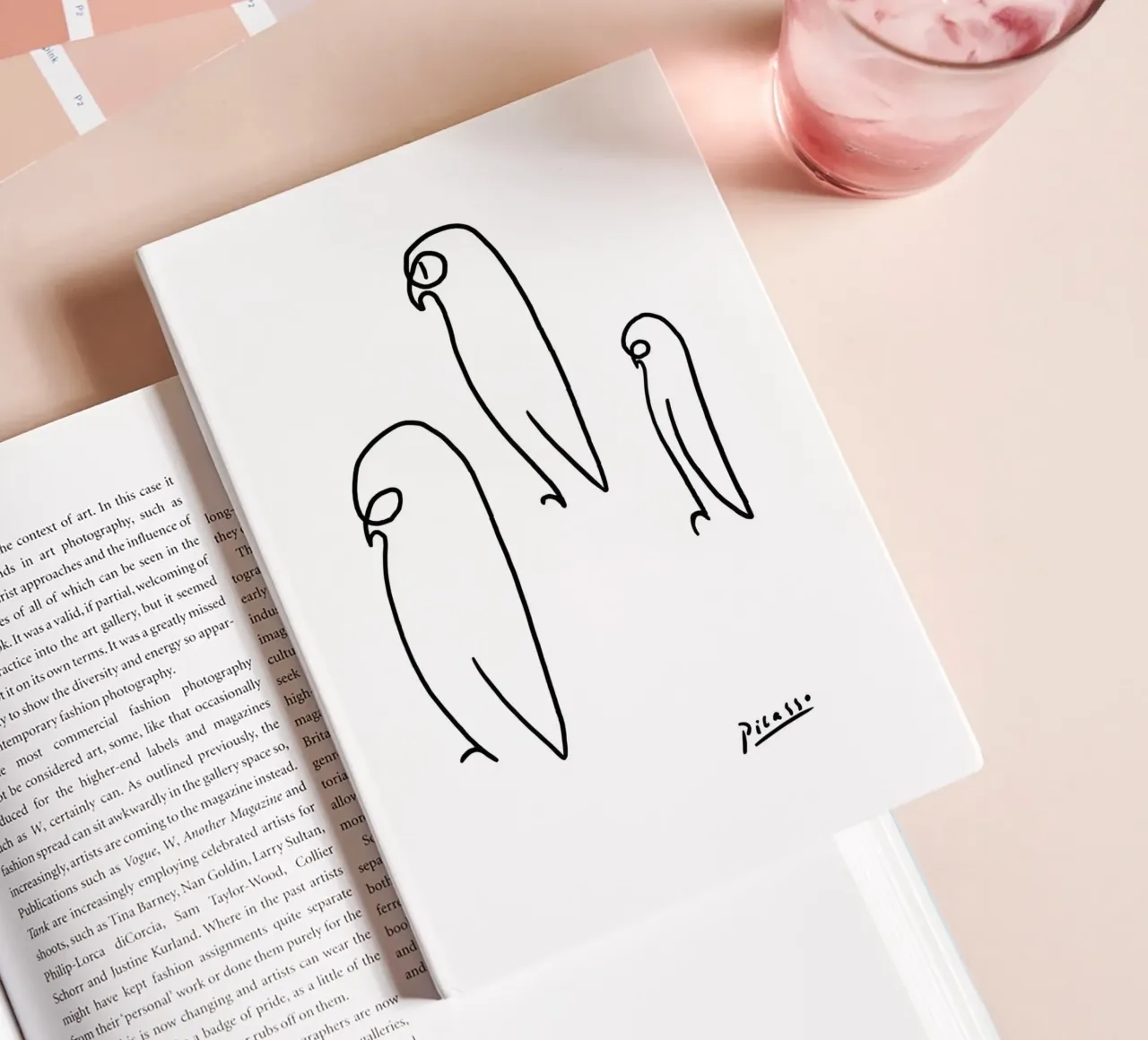 Pablo Picasso - Bird Sketch notebook by AppleAlone