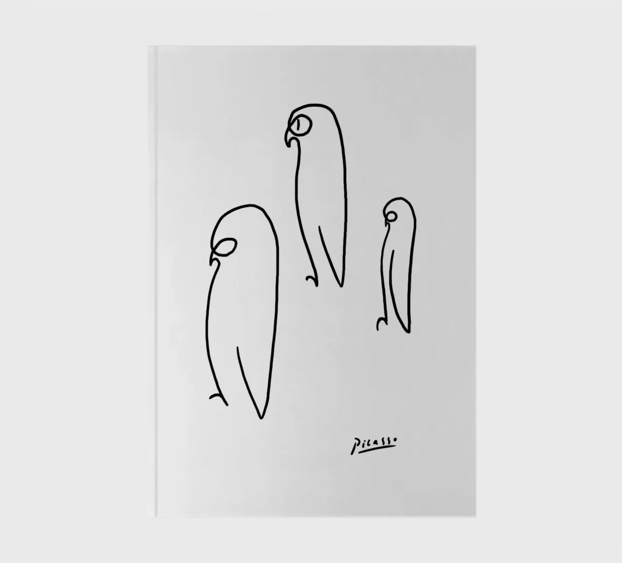 Pablo Picasso - Bird Sketch notebook by AppleAlone
