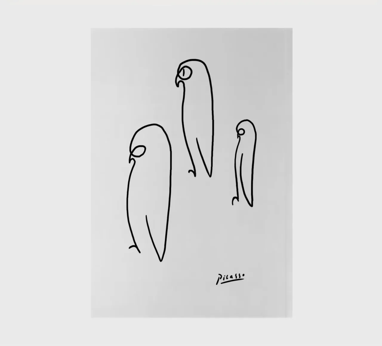 Pablo Picasso - Bird Sketch notebook by AppleAlone