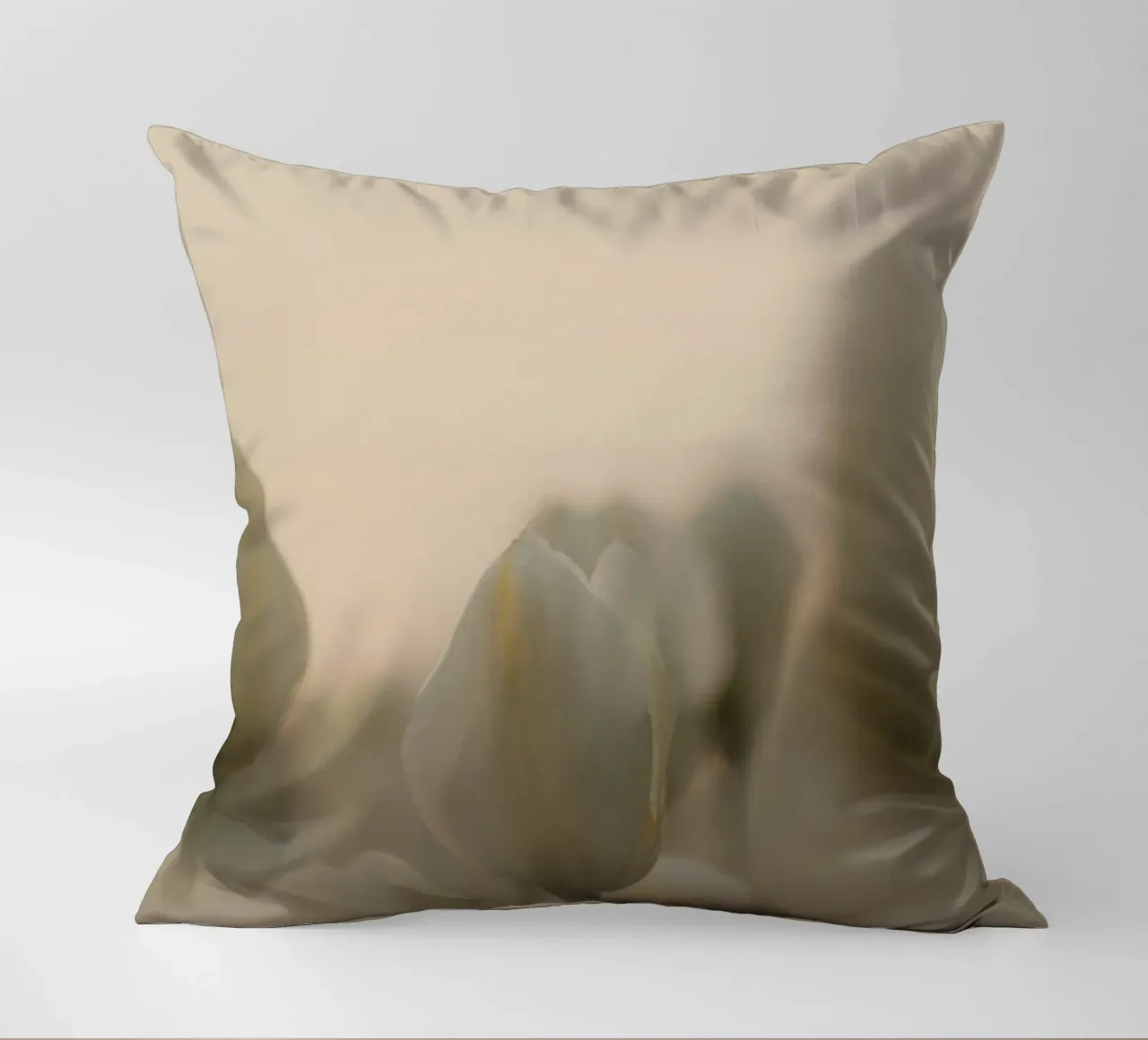 tulip flower decorative cushion by Earthly Visions