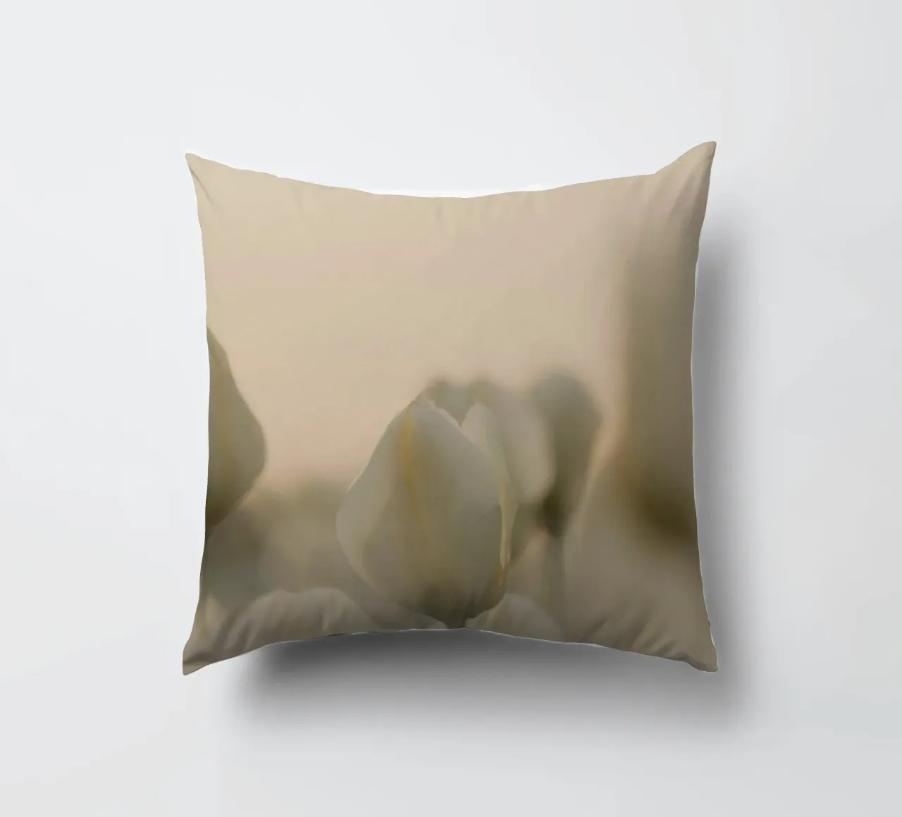 tulip flower decorative cushion by Earthly Visions