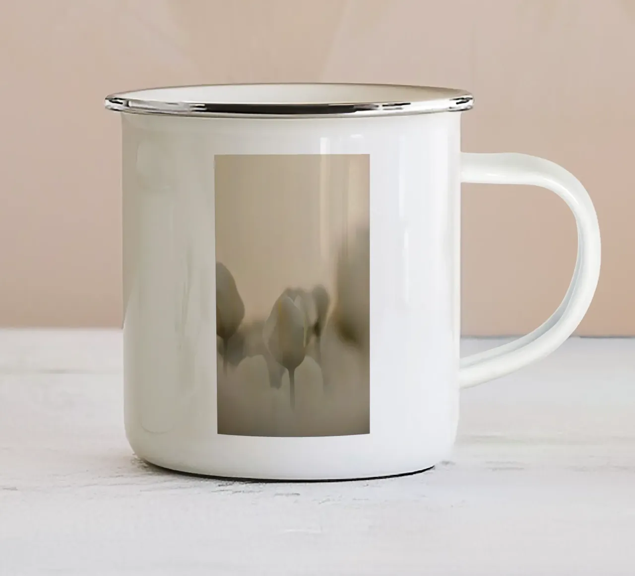tulip flower enamel mug by Earthly Visions