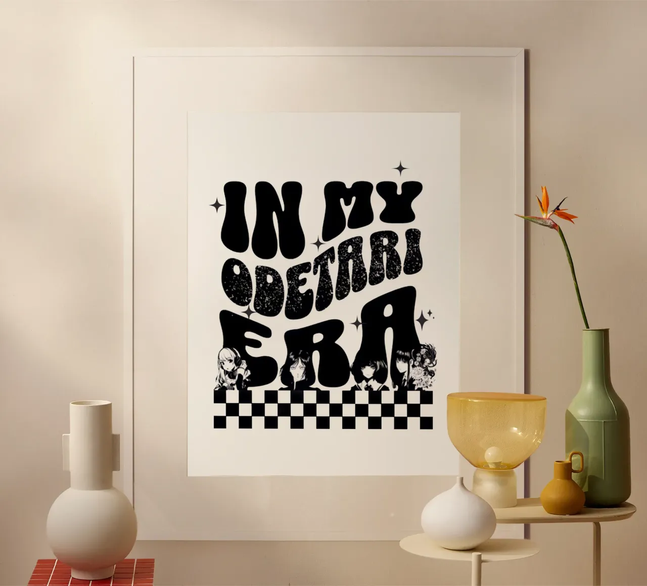 Nella mia era Odetari poster con telaio in plastica da drabrenz