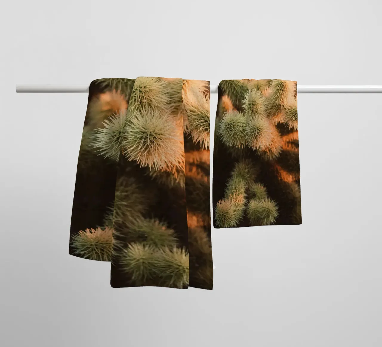 cactus desert towel by Earthly Visions