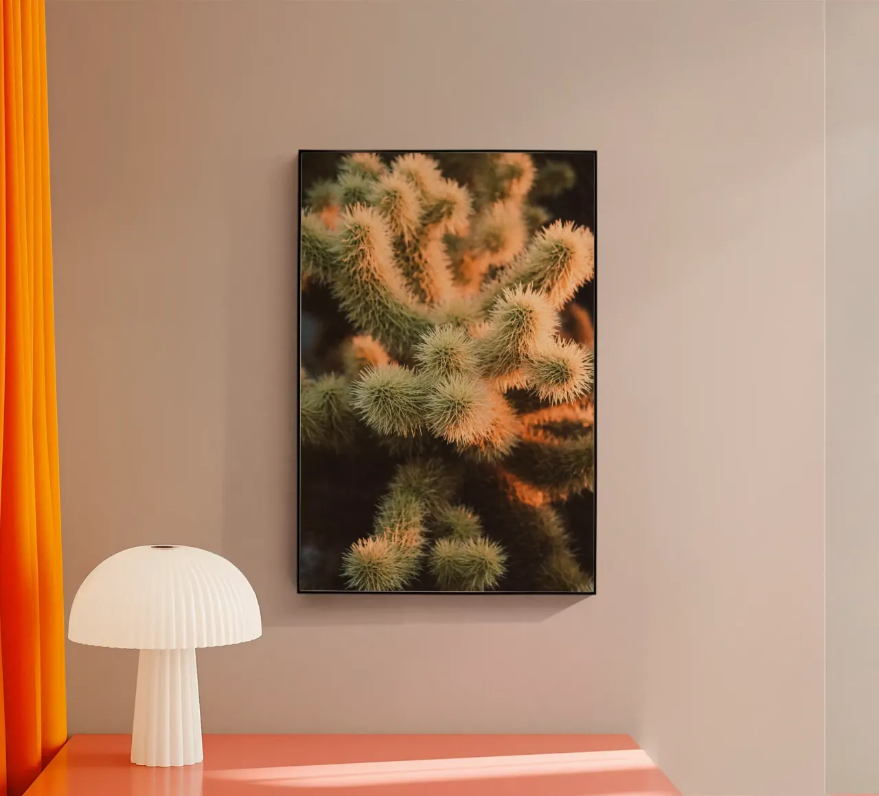 cactus desert acrylic glass by Earthly Visions