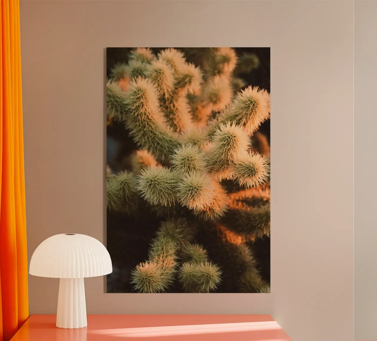 cactus desert acrylic glass by Earthly Visions