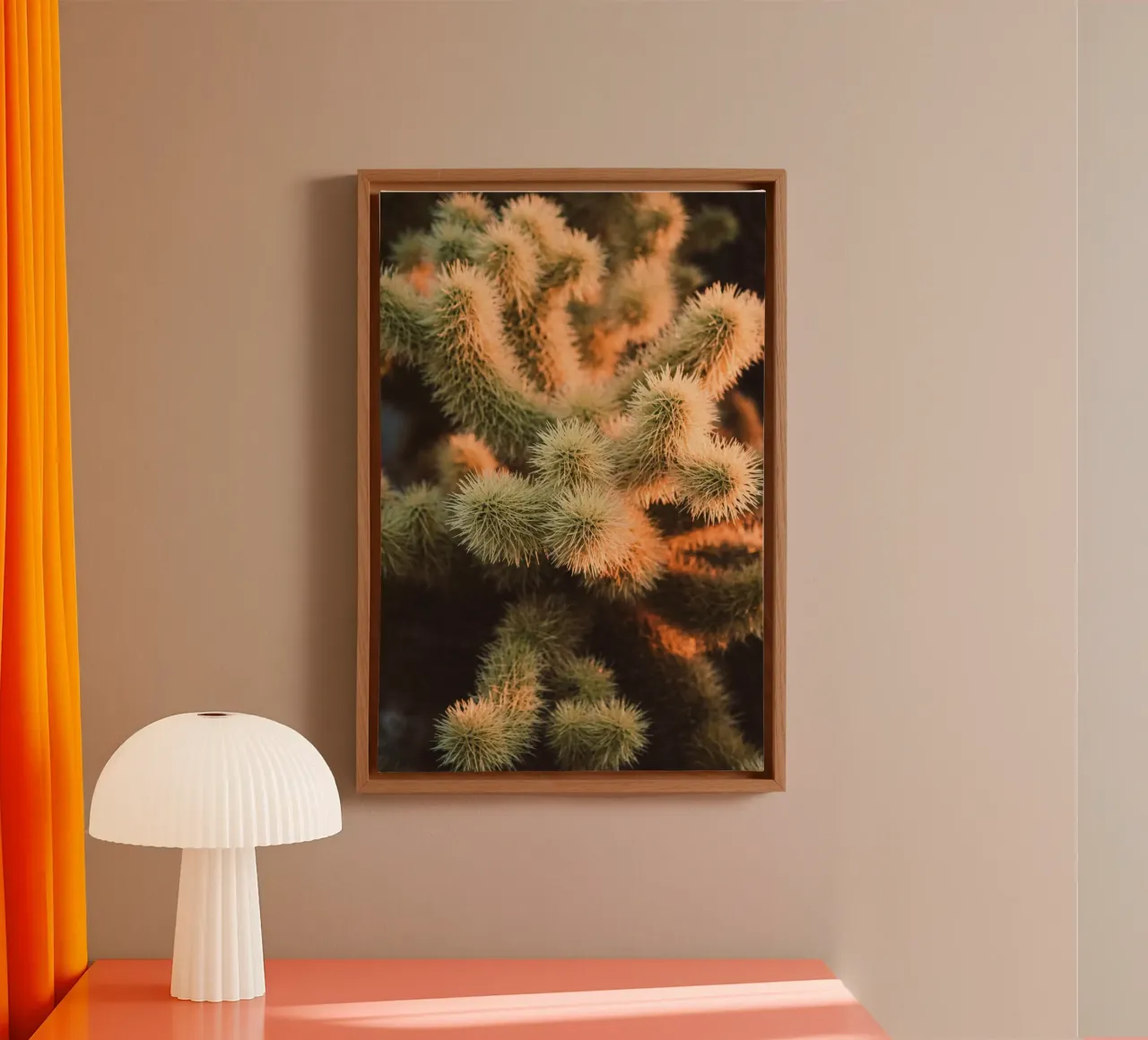 cactus desert canvas by Earthly Visions