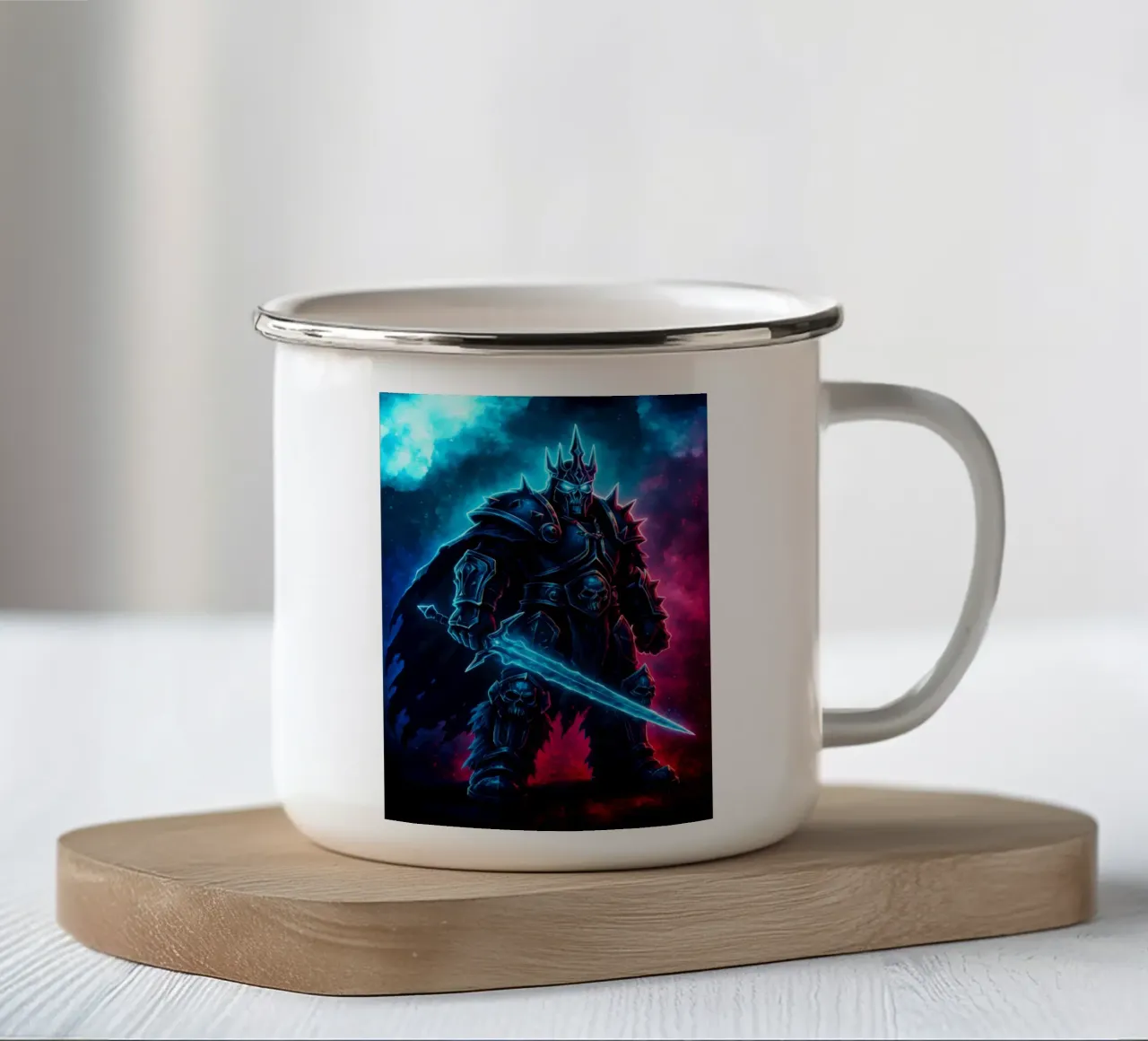 Soul Of Lich King WOW tazza in smalto da DGSoulheroes