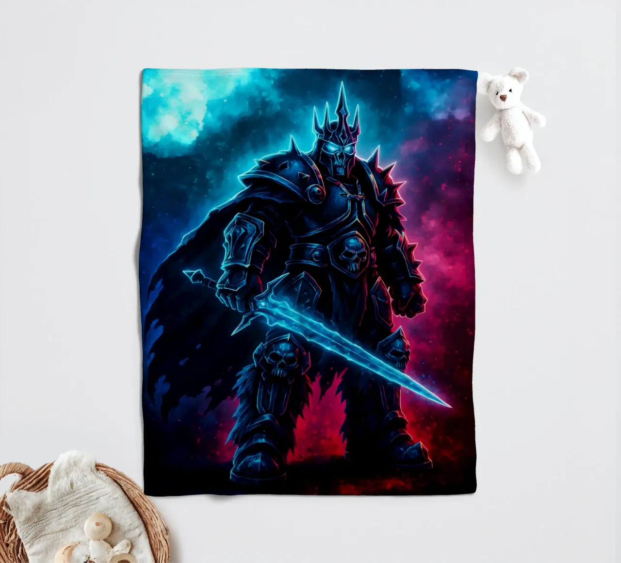 Soul Of Lich King WOW coperta in pile da DGSoulheroes