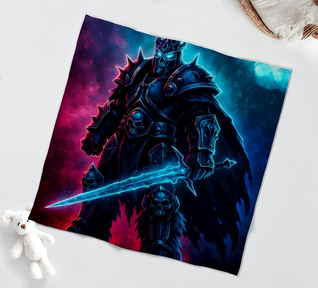 Soul Of Lich King WOW coperta in pile da DGSoulheroes