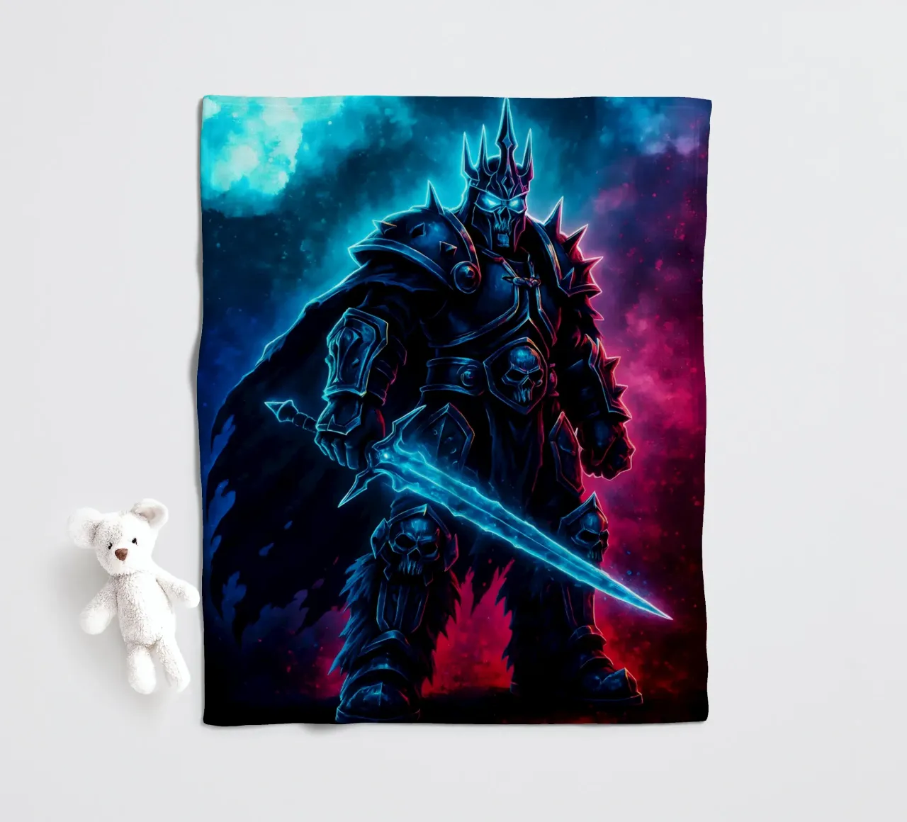 Soul Of Lich King WOW coperta in pile da DGSoulheroes