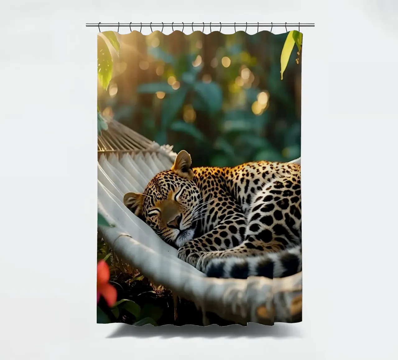 🌿😎 Leopardo | Ghiaccio in stile (1) tenda da doccia da Trinkets NL Design Studio