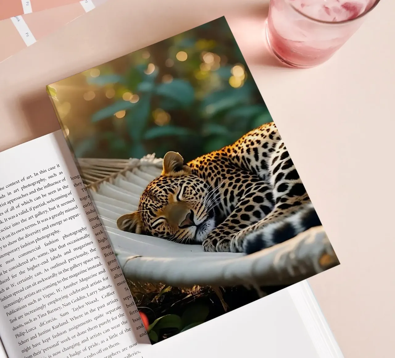 πΏπ Leopard | Chilling in style (1) notebook by Trinkets NL Design Studio