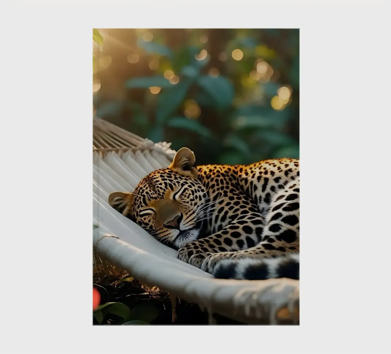 Leopard | Chilling in style (1) notebook by Trinkets NL Design Studio