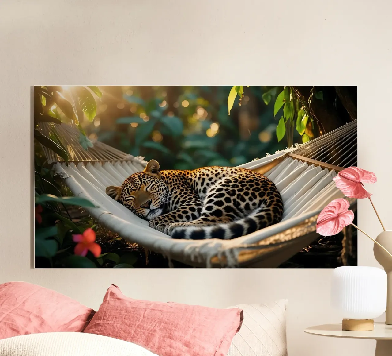 🌿😎 Leopardo | Relajarse con estilo (1) metacrilato de Trinkets NL Design Studio