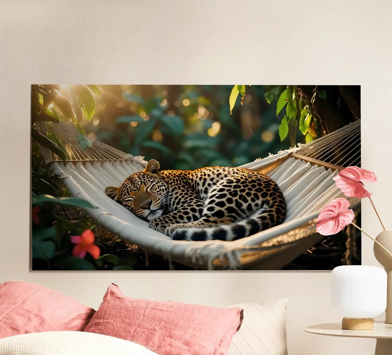 Leopardo | Rilassarsi con stile (1) carta hahnemühle da Trinkets NL Design Studio