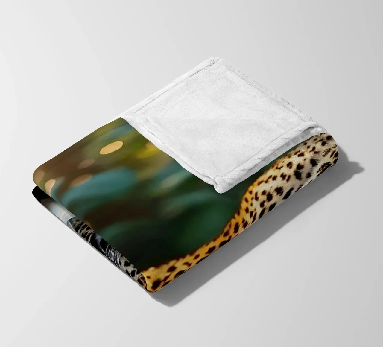 Leopard | Chilling in style (1) fleece blanket by Trinkets NL Design Studio
