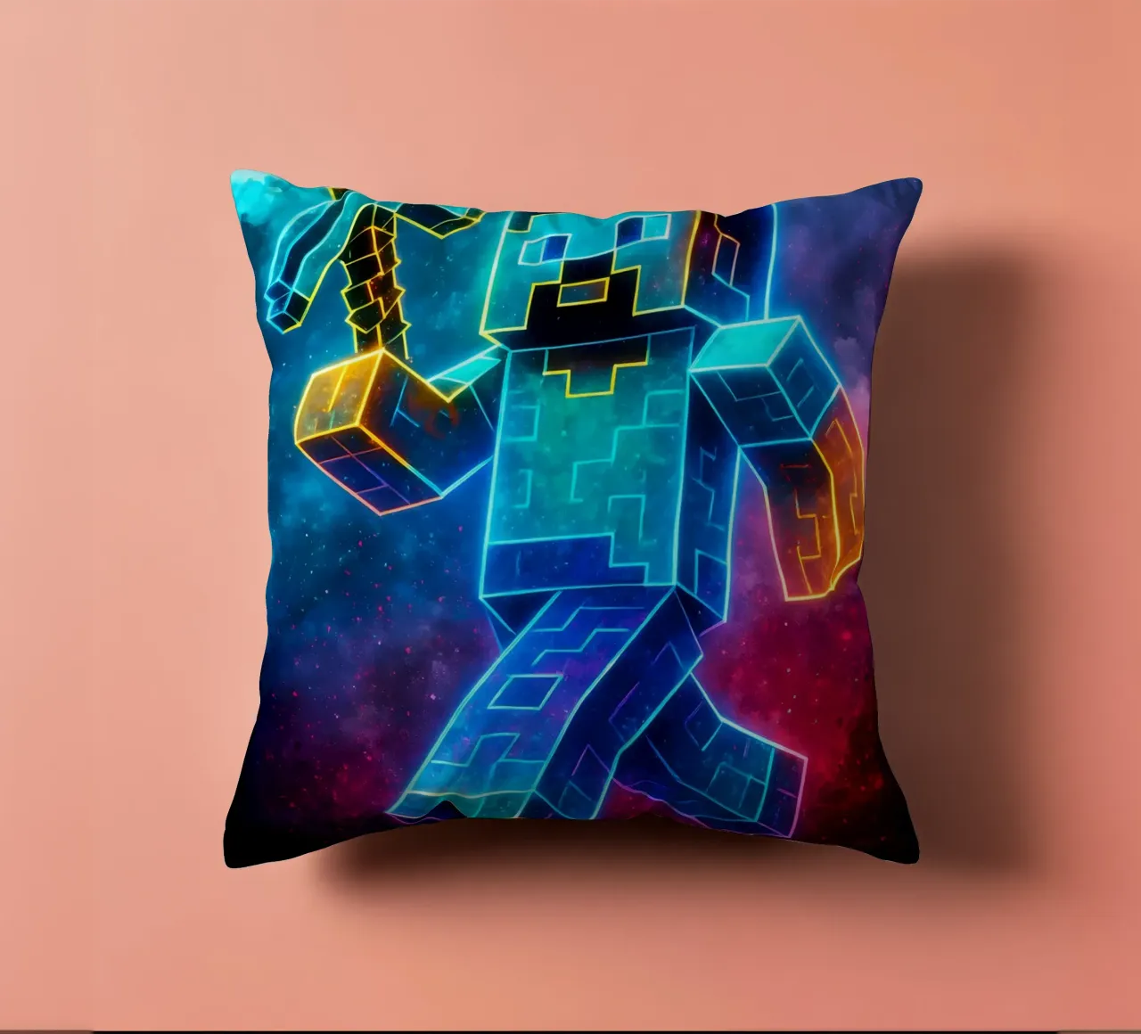 Soul Of Minecraft Steve cuscino da DGSoulheroes