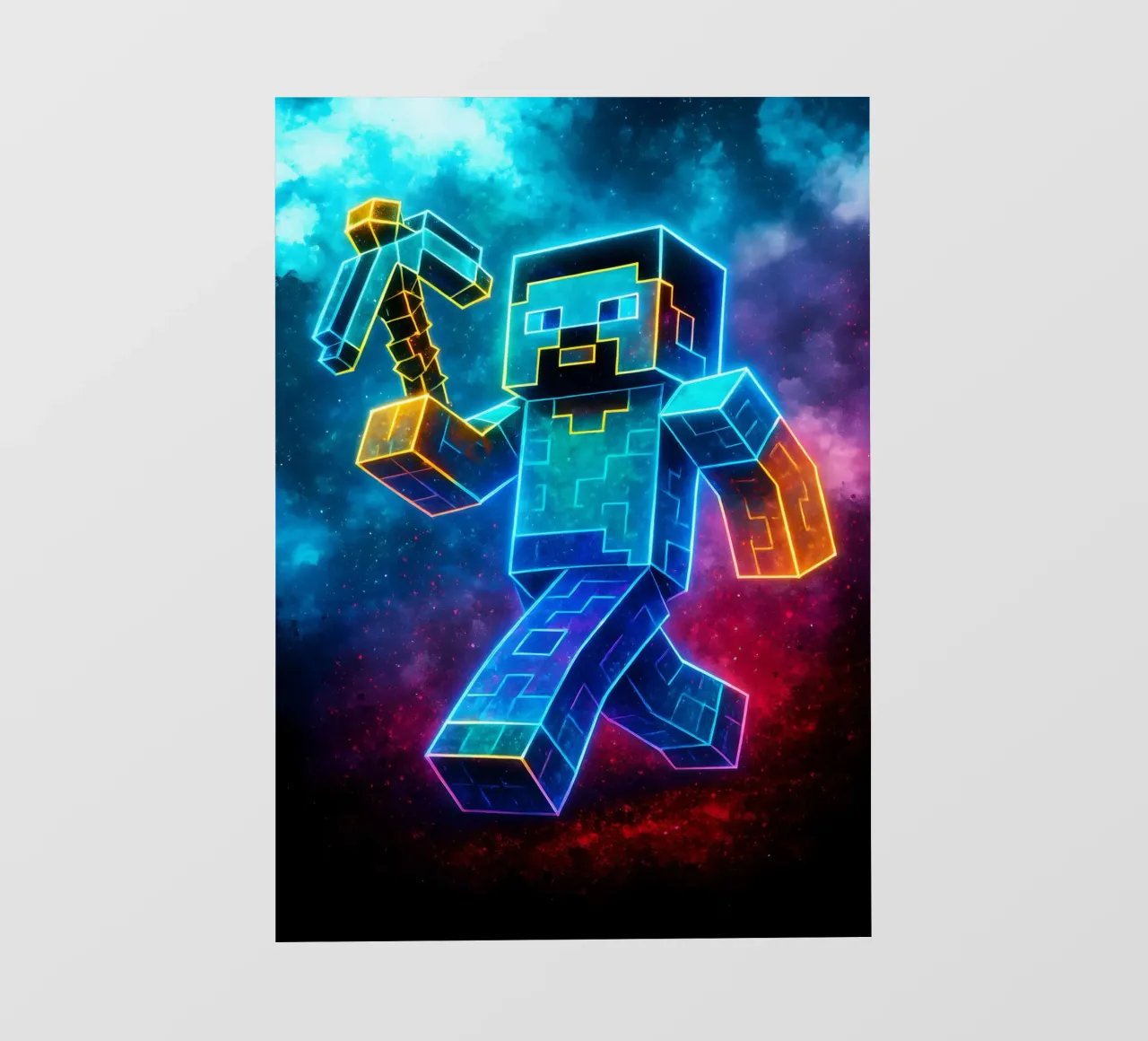 Soul Of Minecraft Steve pvc cover by DGSoulheroes