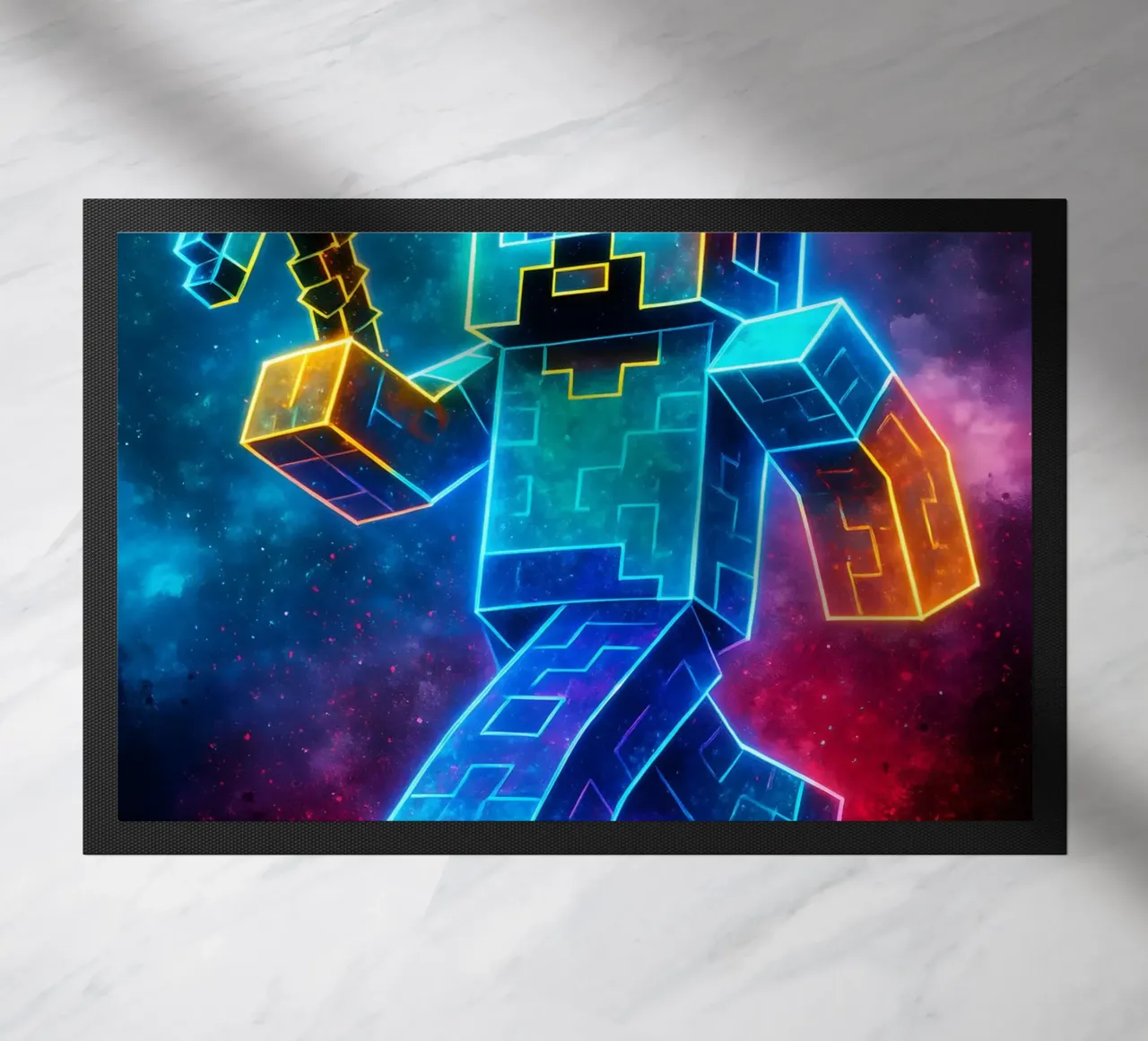 Soul Of Minecraft Steve doormat by DGSoulheroes