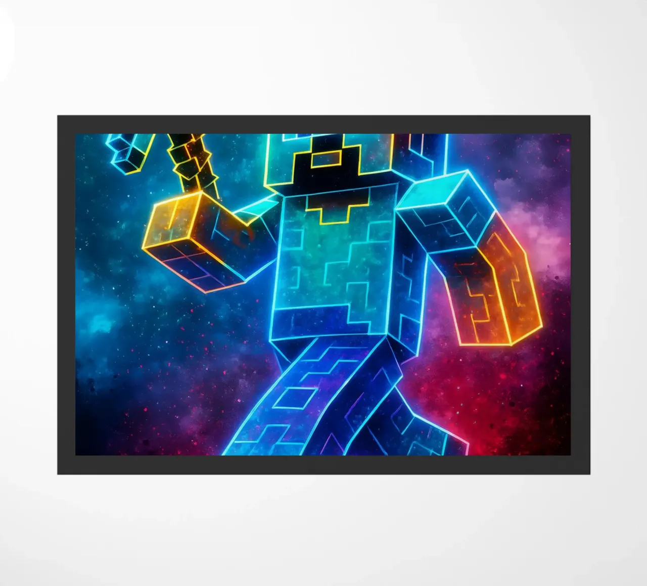 Soul Of Minecraft Steve doormat by DGSoulheroes
