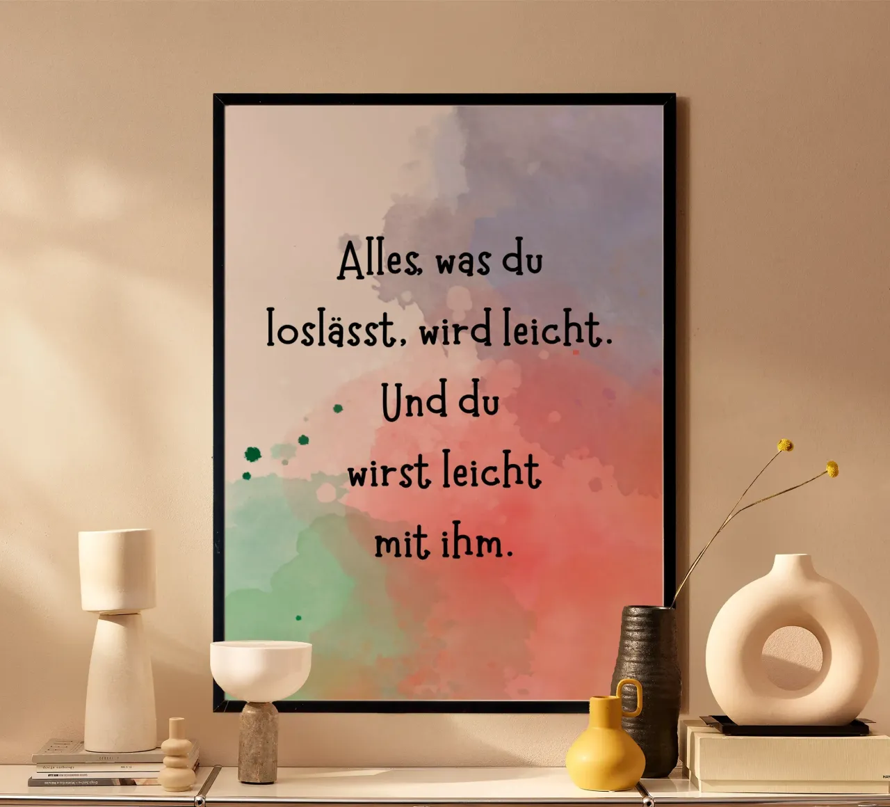 Loslassen poster da AESTHETIC VIBES by Isabel