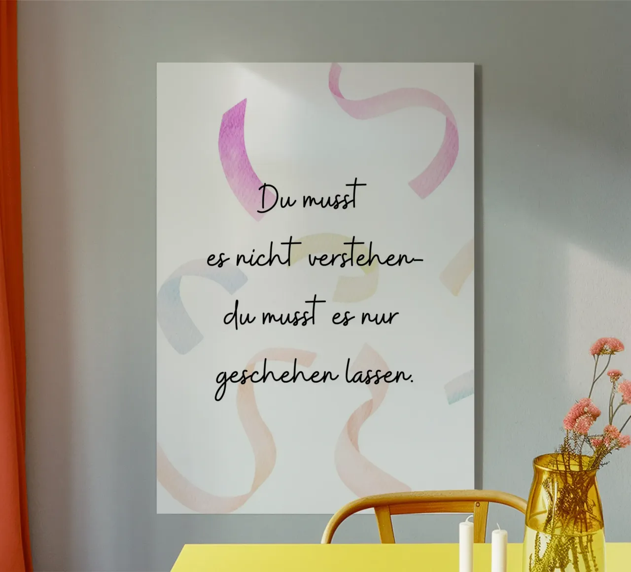 geschehen lassen plexiglass da AESTHETIC VIBES by Isabel