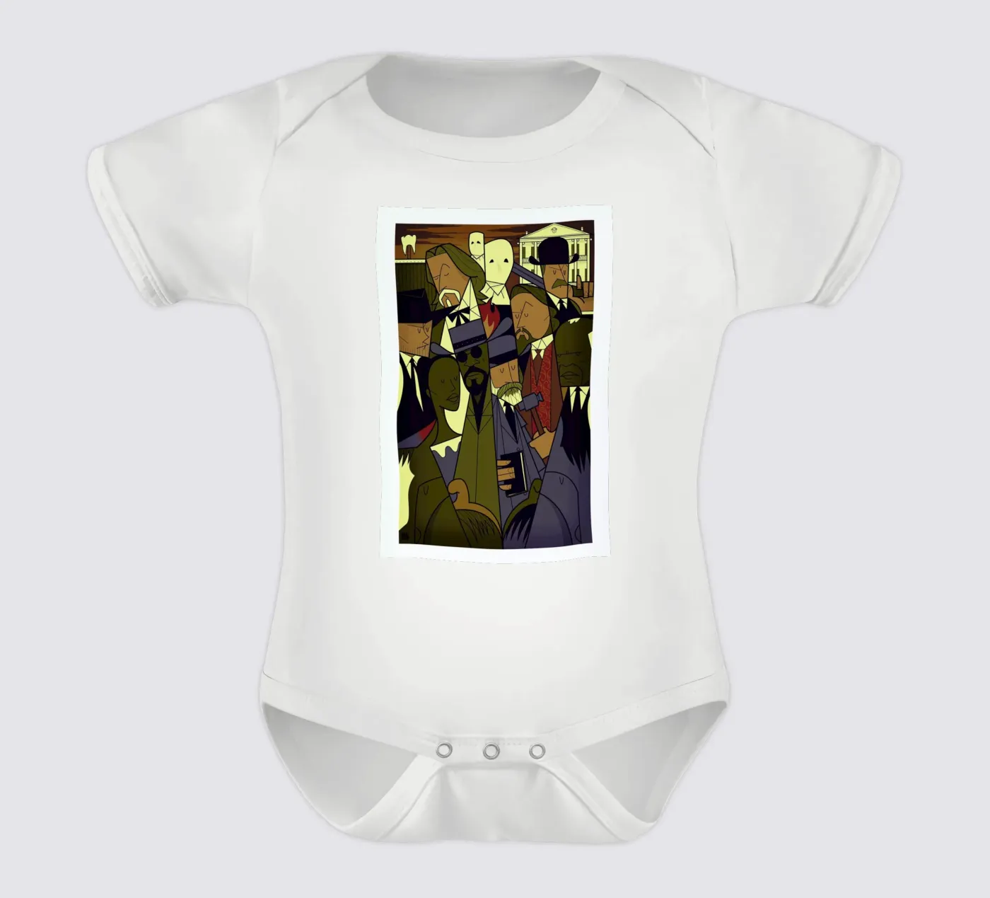 DJANGO Kurzarm Babybody von Ale Giorgini