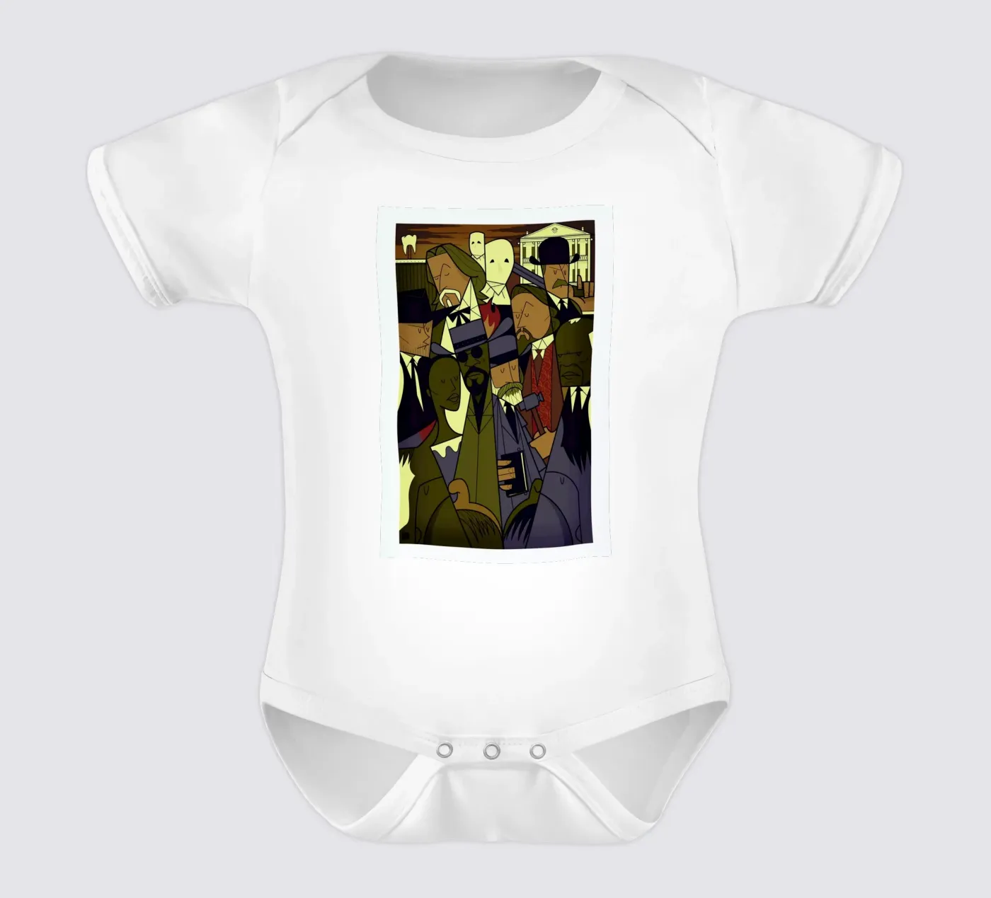 DJANGO Kurzarm Babybody von Ale Giorgini
