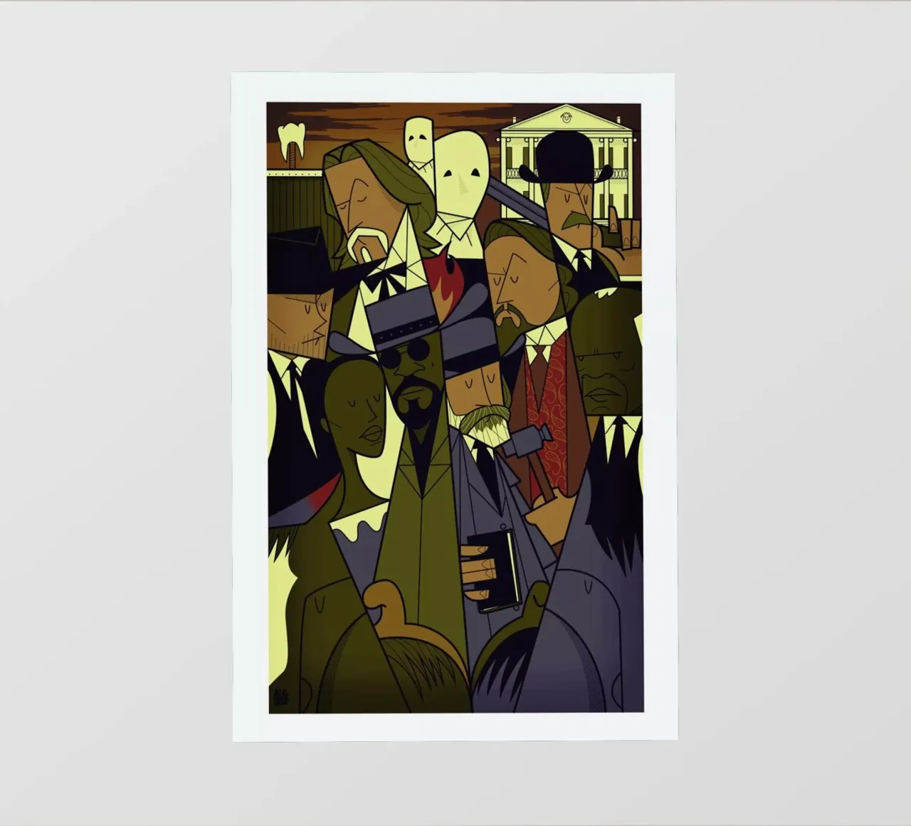 DJANGO pellicola backlit da Ale Giorgini