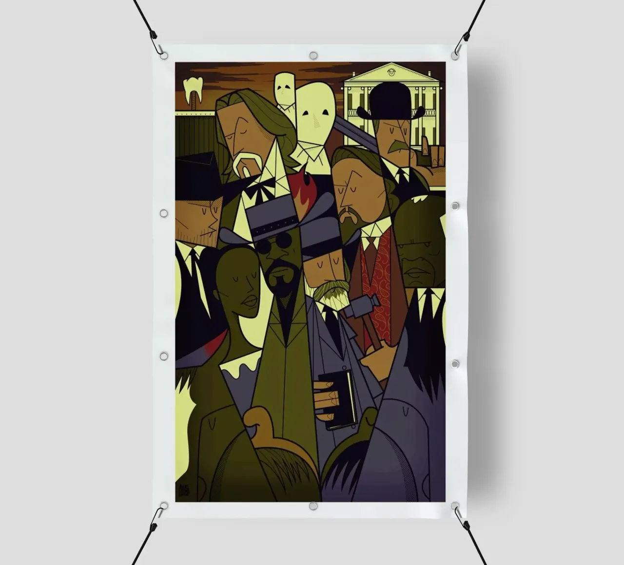DJANGO telo in pvc da Ale Giorgini
