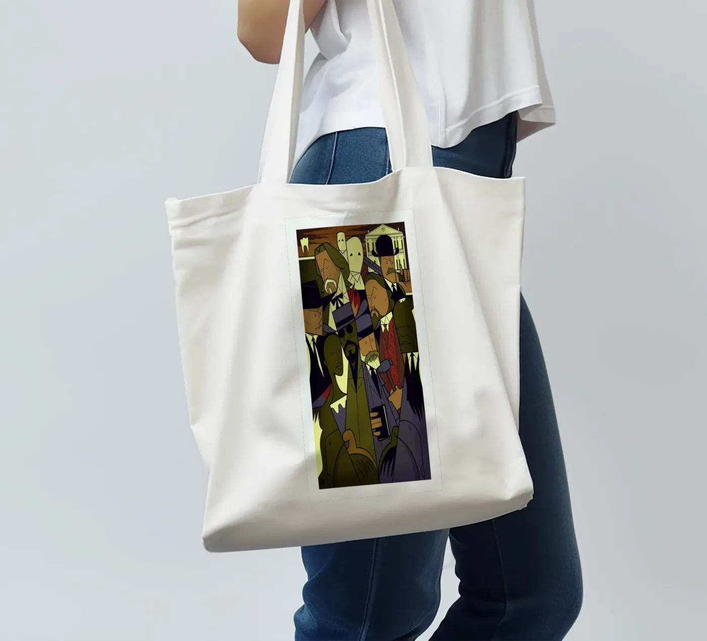 DJANGO borsa in juta da Ale Giorgini