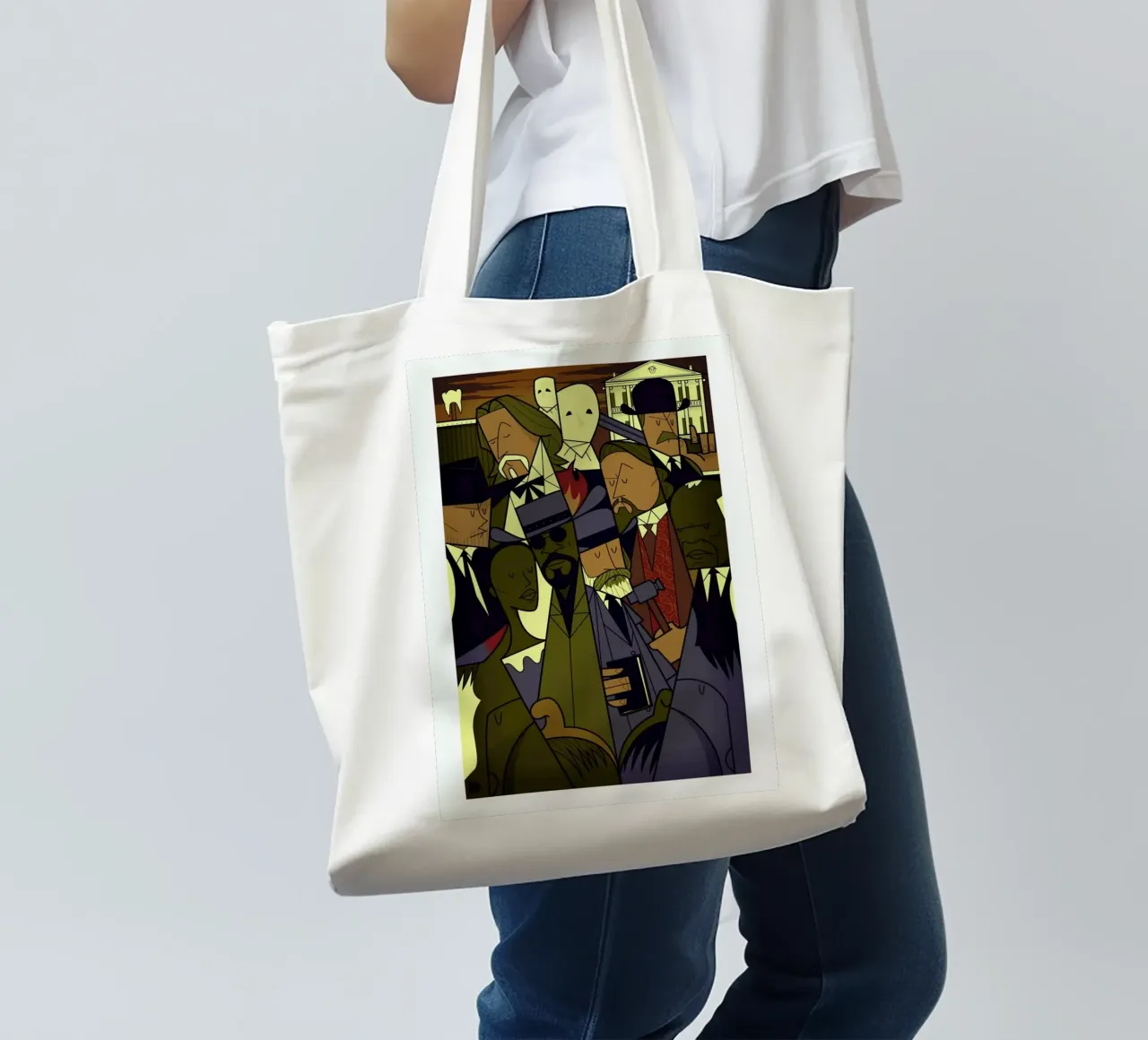 DJANGO borsa in juta da Ale Giorgini