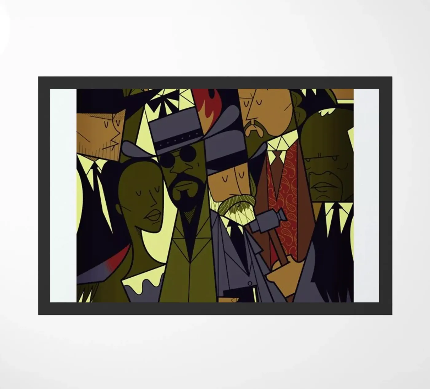 DJANGO deurmat van Ale Giorgini
