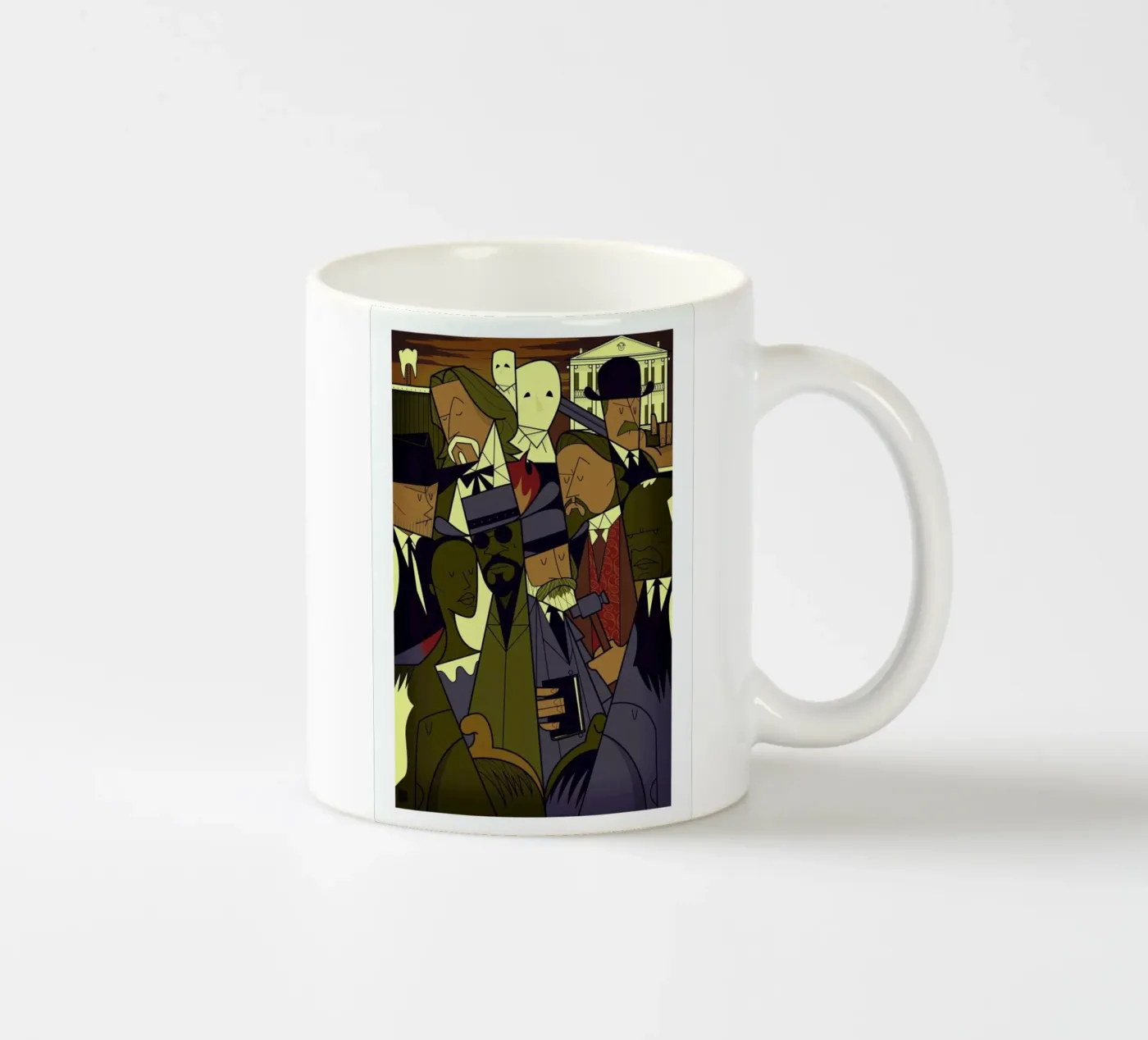 DJANGO ceramic mug by Ale Giorgini