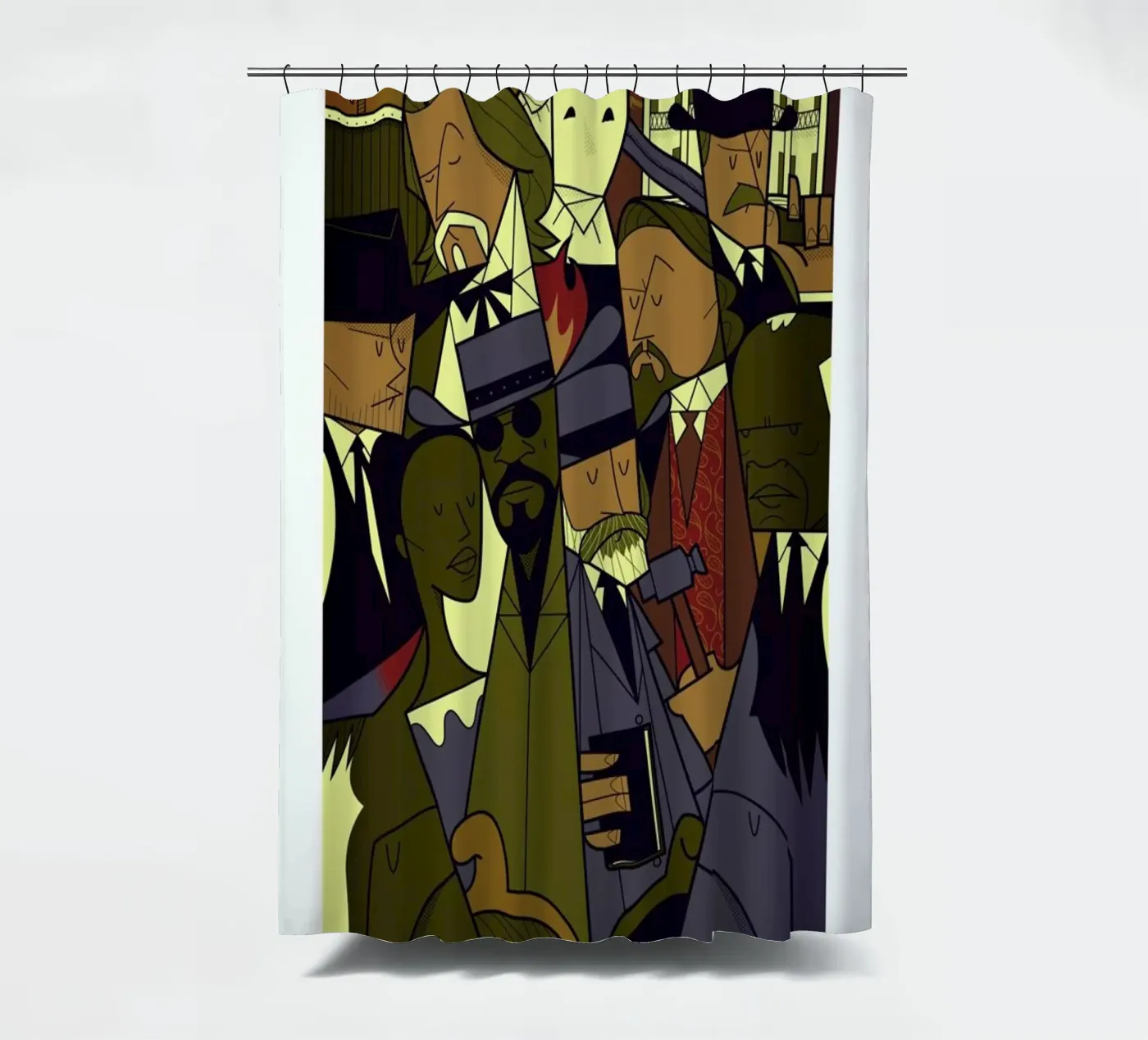 DJANGO douchegordijn van Ale Giorgini