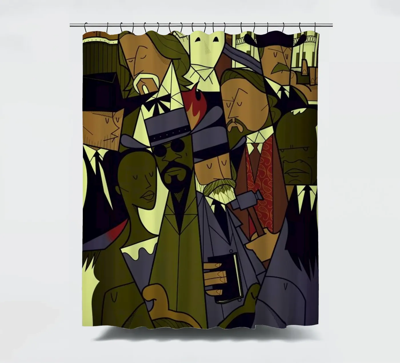 DJANGO douchegordijn van Ale Giorgini