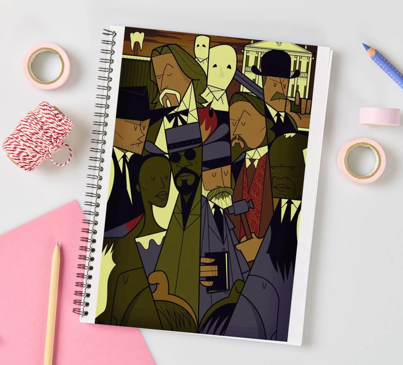 DJANGO spiral notebook by Ale Giorgini