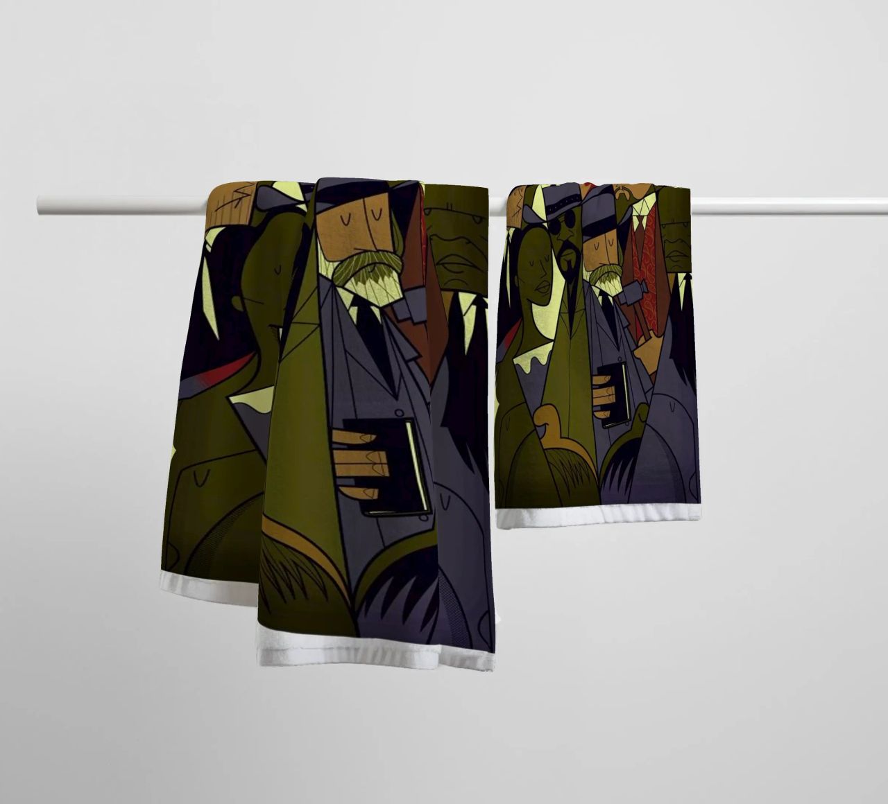 DJANGO serviette de bain de Ale Giorgini