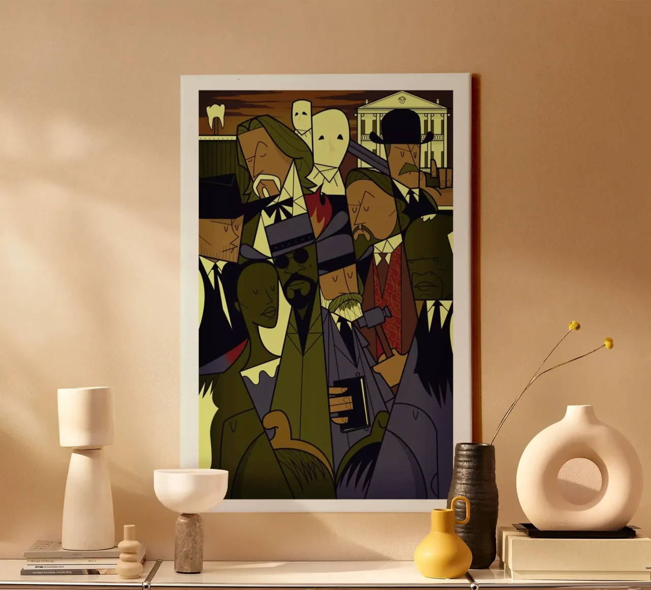 DJANGO Leinwand von Ale Giorgini