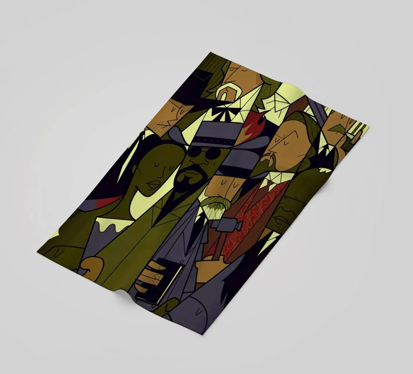 DJANGO beach towel by Ale Giorgini