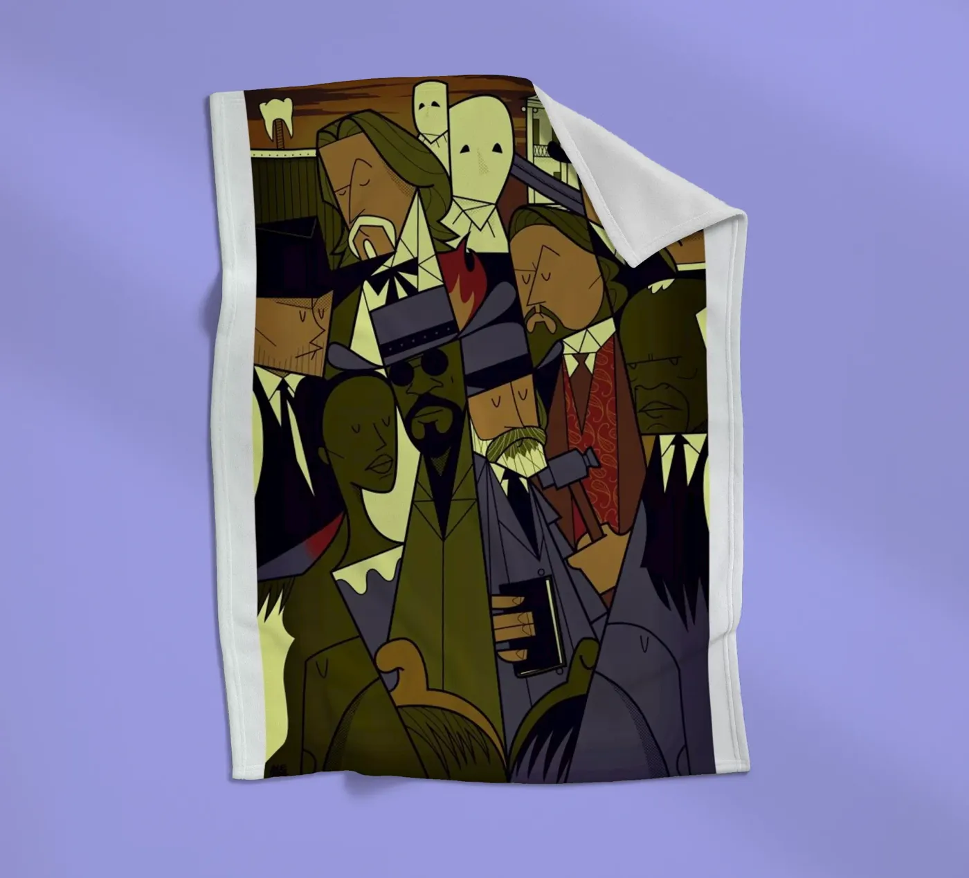 DJANGO fleecedeken van Ale Giorgini